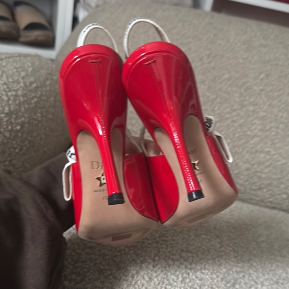 Dior J’adiorRed Slingback Pumps - Picture 4 of 8